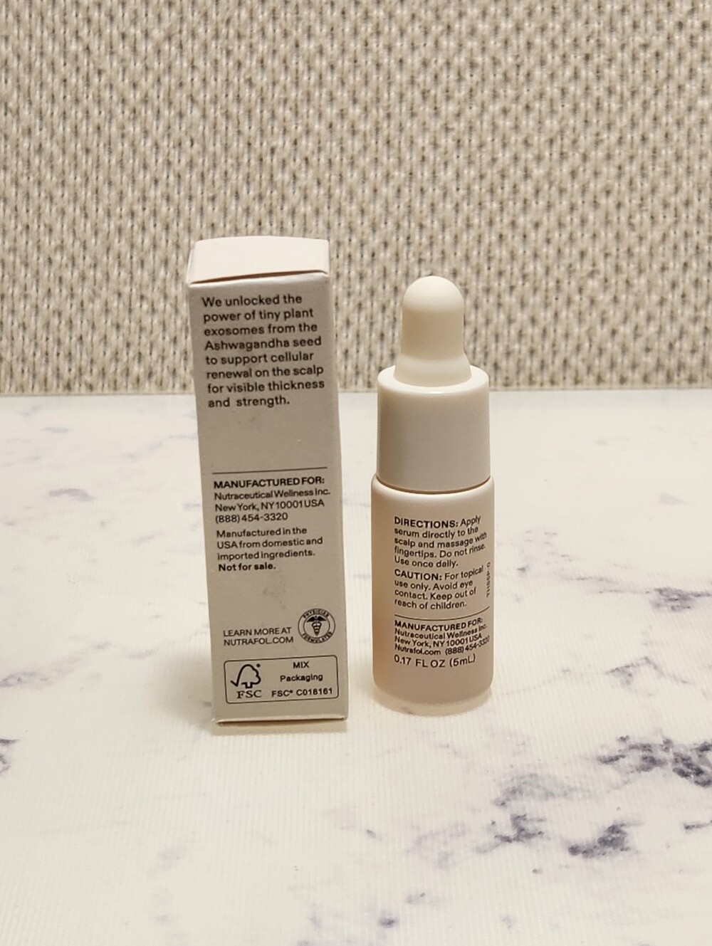 Nutrafol Hair Serum MINI Travel Size  .17 oz - Picture 2 of 6